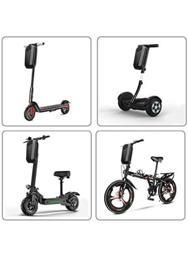 4L Bag Scooter Storage, e-bike Bike Handlebar Bag, Front Hanging Bag for Xiaomi Mijia M365/M365 Pro/Segway ES1/ES2/ES3/Ninebot, for Carrying Charger Tools Repair Large Capacity EVA Hard Shell - Image 5